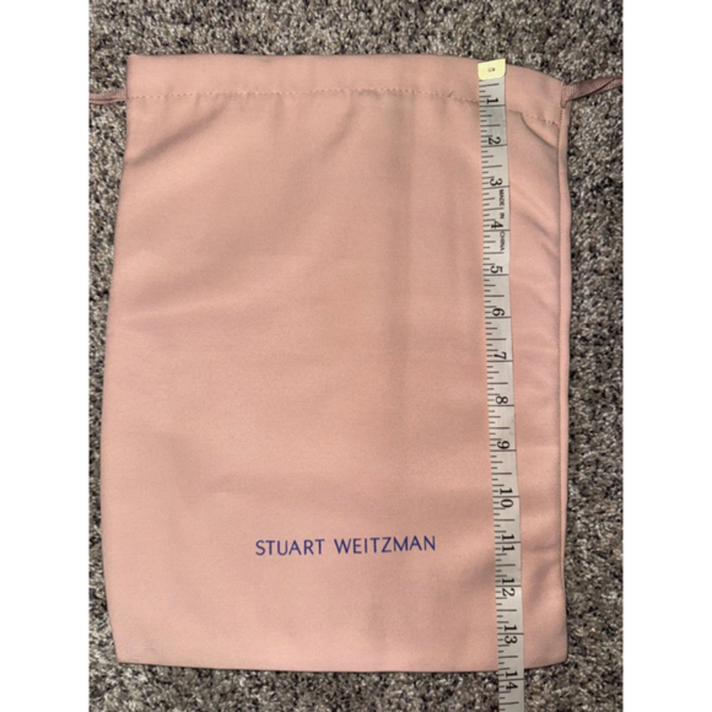 Women's Stuart Weitzman Pink One Size Drawstring Dust/Cosmetic Bag